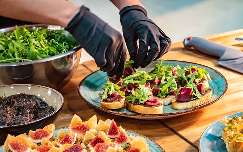 Food prep for catering