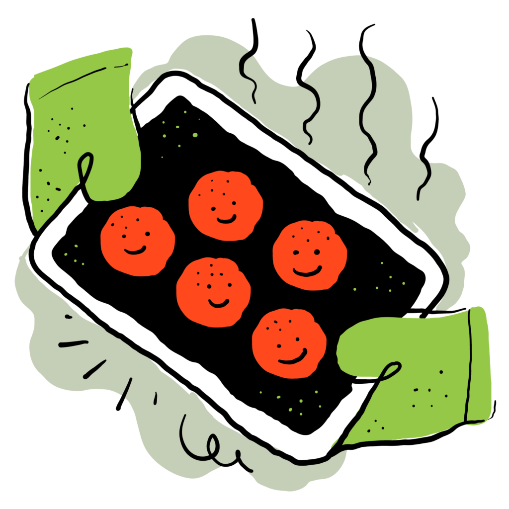 plate of cookies icon