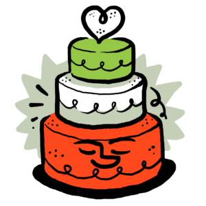 3 tier cake icon