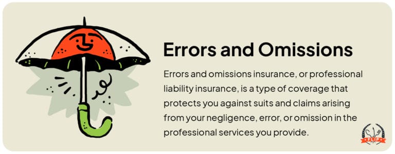 Errors and Omissions definition.