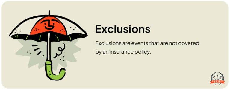 Exclusions definition.