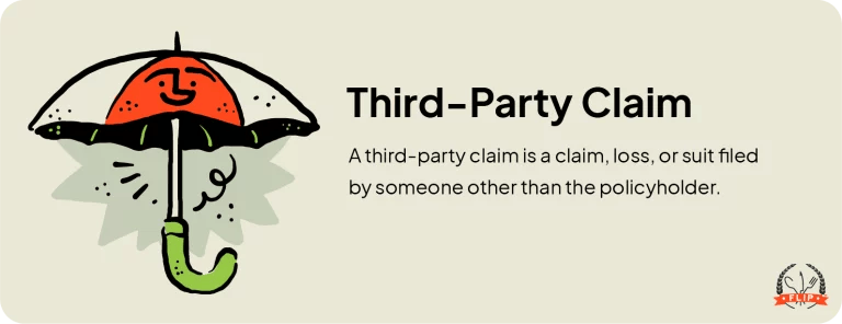 Third party claims.