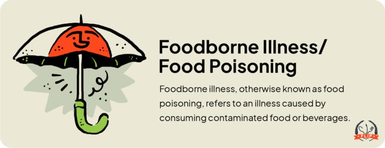 Foodborne illness/ food poisoning definition.