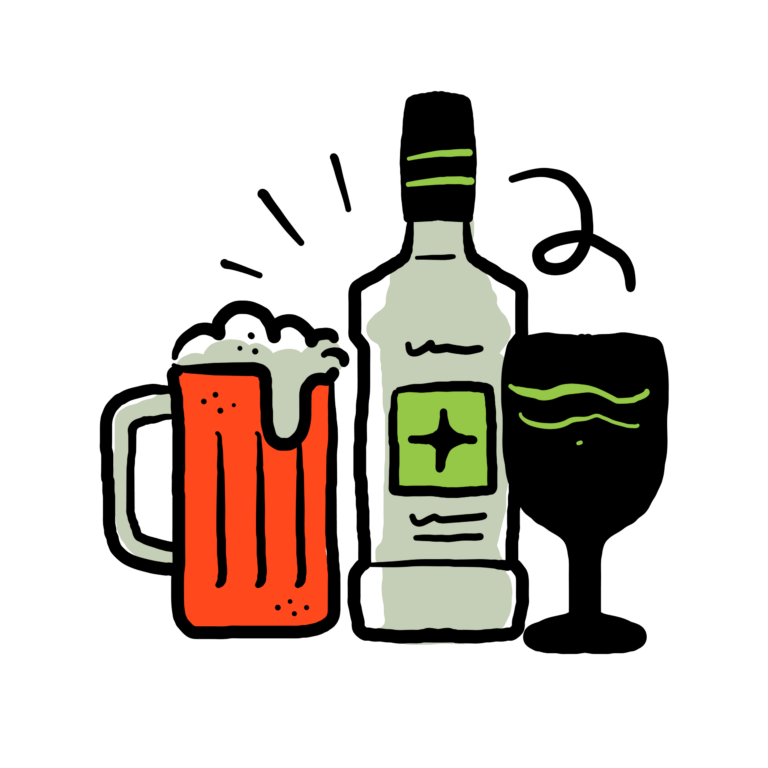 Drink illustration.